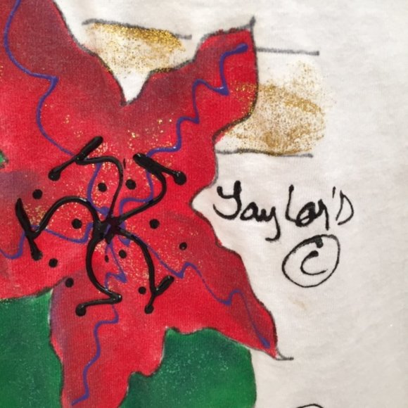 Vintage Handpainted Bright Swim Cover Up - Picture 5 of 8